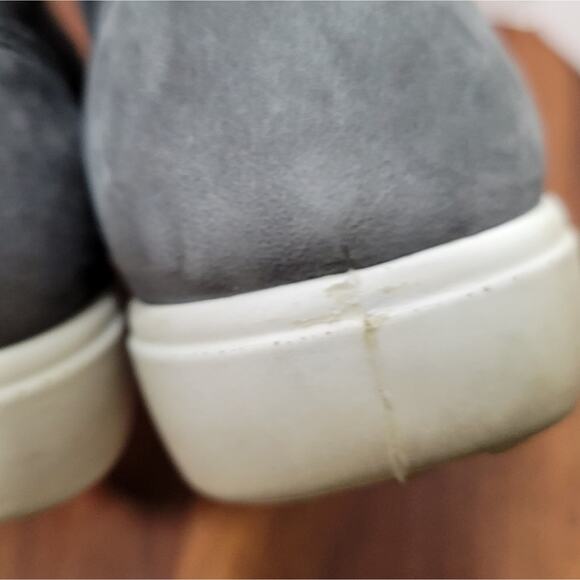 Ecco Soft 7 Woman's Nubuck Zip Bootie Leather Grey Size 37 (8 - 8.5) - Picture 9 of 15